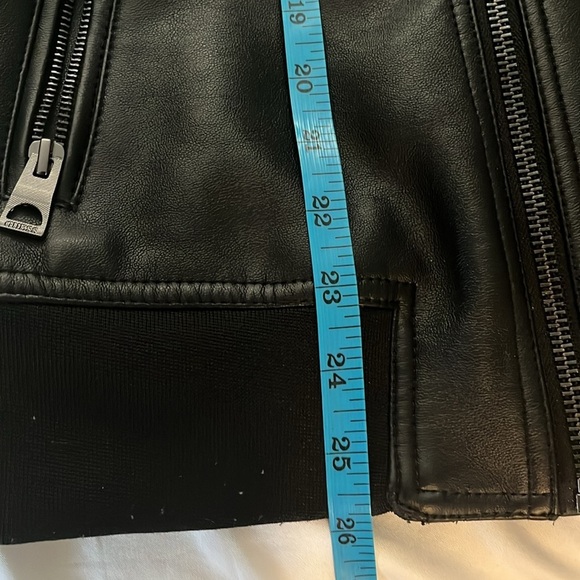 [S]GUESS  Men's Daniel Mix Media Jacket- EUC - Picture 13 of 14